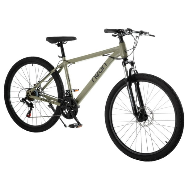 Bicicleta De Montaña R26 Neon XTRAIL Freno De Disco 21 Velocidades Acero verde