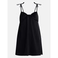 thumbnail image 5 of No Boundaries Knot Front Slip Mini Dress, Women’s XXS-XXL, 5 of 5
