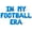Blue, variant on Letter Balloons - IN MY FOOTBALL ERA 16" Inch Alphabet Letters Foil Mylar Balloon Football Themed Birthday Party Banner (Black)