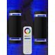 thumbnail image 1 of iYogaled Milight RF Control remoto RGB Iluminación que cambia de color LED Luces de pared exteriores dobles arriba y abajo Temperatura blanca 2700k- 6500k RGB+CCT 9 modos Iluminación de pared exterior, 1 of 1