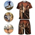 thumbnail image 4 of Pirates of The Caribbean Boys Short Sleeve T-Shirt And Shorts Outfit Set Activewear Mesh Short Set for Kids, 4 of 7