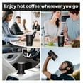 thumbnail image 7 of Coffee Maker, Mini Single Serve Coffee Maker Brewer Includes 14Oz, Thermal Travel Mug with Stainless Steel Interior, Reusable Filter, for Home, Travel, RV, Office and Dorm, 7 of 7