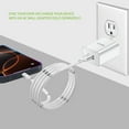 thumbnail image 2 of Cellet 3.3-Feet / 1-Meter Magnetic Self Winding USB-C Charging and Data Sync Cable Compatible with Apple iPhone, Samsung Galaxy, GPS and Tablets & Android Devices - White, 2 of 10