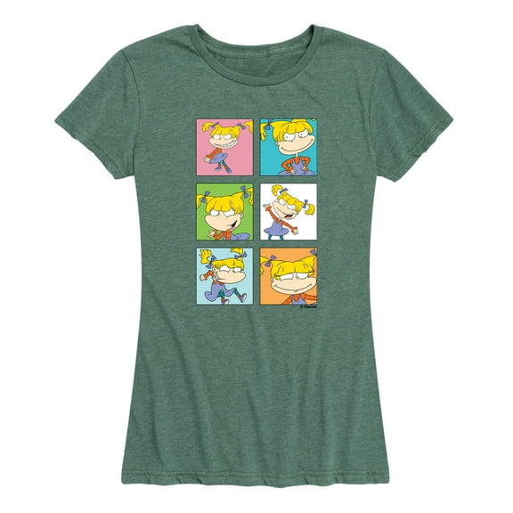Rugrats - Angelica Grid - Women's Short Sleeve Graphic T-Shirt
