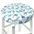 thumbnail image 6 of Goofa Cool Giraffe Printed Stool Covers Round, Waterproof Round Bar Stool Covers Anti-Slip Round Bar Stool Seat Cover with Elastic Bands Durable -14 inch, 6 of 7
