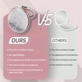 thumbnail image 4 of DESIGNICE 2Pcs Compact Mirror,Elegant Flashing Sand Small Mirror,Delicate Makeup Touch Small Mirror for Purse,Multicolor3, 4 of 7
