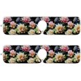 thumbnail image 2 of Water Lily Colorful Sink Splash Guard for Faucet 2 Packs Faucet Absorbent Mats, Lotus Flower Colorful Faucet Handle Drip Catcher Quickly Drying Mat for Kitchen Counter Bathroom, 14.9"x5.5", 2 of 7