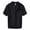 Black, variant on Afdoent Mens T-Shirt Male Summer Linen Short Sleeve Casual Half Button Shirt Classic Tee
