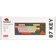 ATTACK SHARK Gaming Keyboard with Dual Mode Bluetooth 5.0/2.4Ghz TLK Mechanical Feeling Keyboard Mac,Rechargeable Anti-ghosting PBT 75% Wireless Keyboard Backlit for Silent Office/Gaming-Glimmer