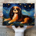thumbnail image 4 of English Setter Dog Watercolor Starry Night Van Gogh Painting Kits, Painting Watercolor Canvas, Canvas Suitable for Room Decor Cafe Decor Or Gift for Friends, 4 of 4
