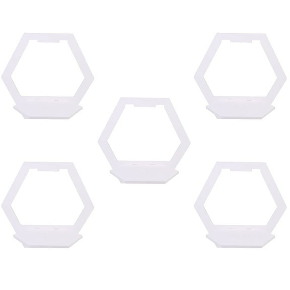 5 PCS Sconce Corner Shelf Waterproof Storage Rack Bedroom Bonsai