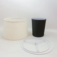 thumbnail image 3 of Removable Folding Linen Lampshade Cowl DIY Homemade Table Lamp Accessories, 3 of 6