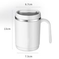 thumbnail image 3 of CSChome Tasse à Eau en Acier Inoxydable 500ML Facile à Nettoyer Portable Résistant à la Rouille Écologique Grande Capacité, 3 of 7