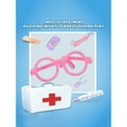 thumbnail image 4 of Boîte d'Équipement de Médecin de Famille Multicolore Ensemble de Jouets de Rôle pour Filles, Cadeau de Jouet de Médecin pour Garçons et Filles Jeu de Rôle-Bleu, 4 of 7