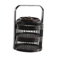thumbnail image 1 of Lipstore Bamboo Storage Box Double Layers Rustic Lidded Tea Organizer for Party Daily S, 1 of 8