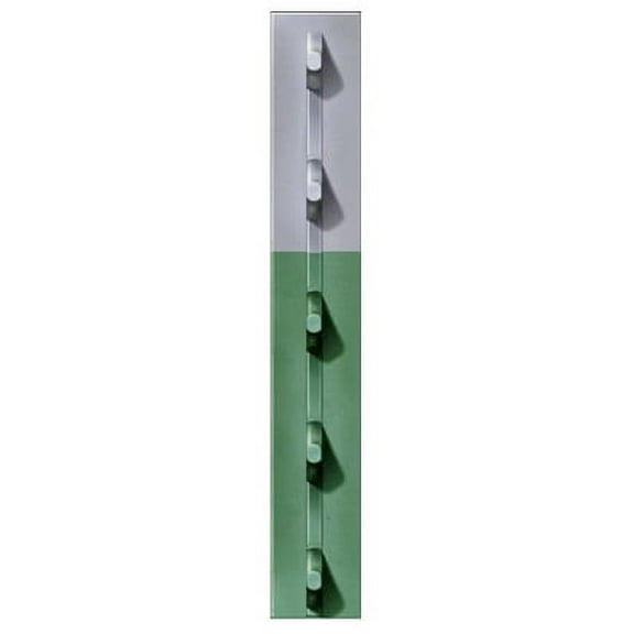 Chicago Heights Steel FRPT12500060G4N 1.25 in. x 6 ft. Green Studded T-Post- Pack Of 5