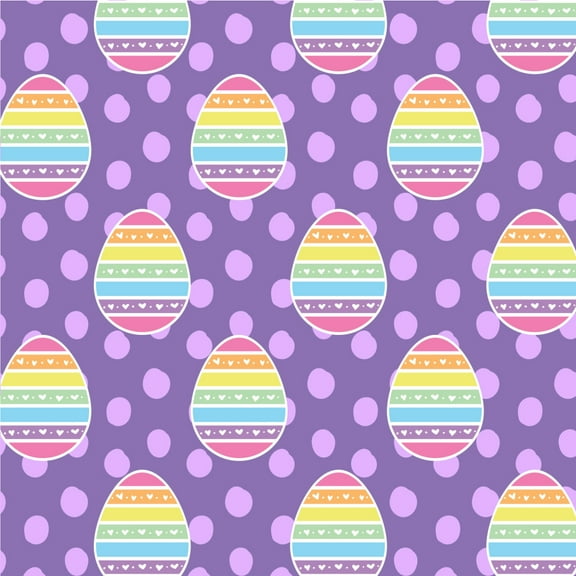 Cute Rainbow Happy Easter Egg Premium Roll Gift Wrap Wrapping Paper