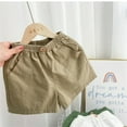 thumbnail image 3 of Boys Sweatpants 5-6 Years Boys Dress Pants Size 6 Breathable Boys Pants for Toddlers 1 7 Years Lightweight Casual Shorts for Daily Wear Outdoor Play Summer Spring Comfortable Elastic Waist, 3 of 3