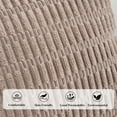 thumbnail image 4 of Softalker Throw Pillows 18x18 Set of 4,Grey Brown Pillow Covers Decorative Soft Corduroy Couch Pillow Covers Neutral Cushion Pillowcase Case for Living Room Bed Sofa Car Home Decoration, 4 of 6