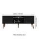 thumbnail image 4 of Mueble Mesa Para Tv Rack Madesa 2 Puertas Hasta 65 Negro 02, 4 of 10