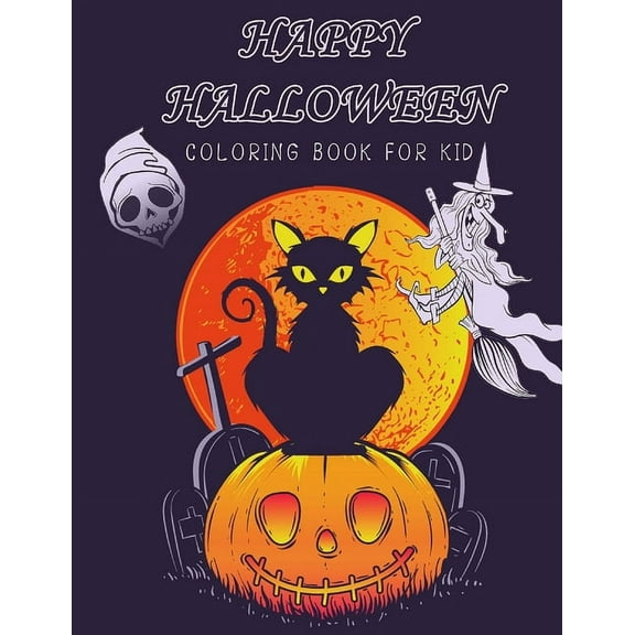 Halloween Happy Halloween: colorin book for kid, Book 16, (Paperback)