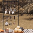 thumbnail image 2 of Estante colgante para utensilios de cocina, ajustable, multifunción, para acampar al aire libre Conjunto 2, 2 of 8