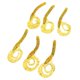 thumbnail image 1 of Señuelo de pesca suave Macarena 6 piezas 10,4 cm amarillo, 1 of 8