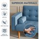 thumbnail image 3 of Convertible segmented sofa bed, tapered leg split type, 74 ", suitable for living room and bedroom sofas My Lux Decor Round, 3 of 10