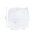 thumbnail image 1 of Removable Bath Box Bathing Basin Bird Cage Accessories Supplies For Small Birds Parrots, 1 of 8