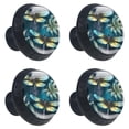 thumbnail image 2 of 4 Pcs Dragonfly Knobs for Kitchen Cabinet Cupboard Dresser Bookcase Drawer Pulls Handles Round Home Decor, 2 of 8