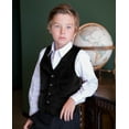 thumbnail image 2 of Gioberti Kids and Boys Velvet Formal Suit Vest, 2 of 4