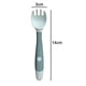 thumbnail image 5 of Utensilios para bebés, cucharas, tenedores, 2 juegos, lindos niños pequeños, juego de vajilla con cuchara y tenedor, fácil agarre, resistente al calor, flexible, sin BPA, excelentes cucharas de, 5 of 8