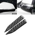 thumbnail image 3 of 6 Pieces Anti-Scratch Trim Sticker,Carbon Fiber Rearview Mirror Protector Anti-Rub Strip Sticker Anti-Collision Strip, 3 of 7