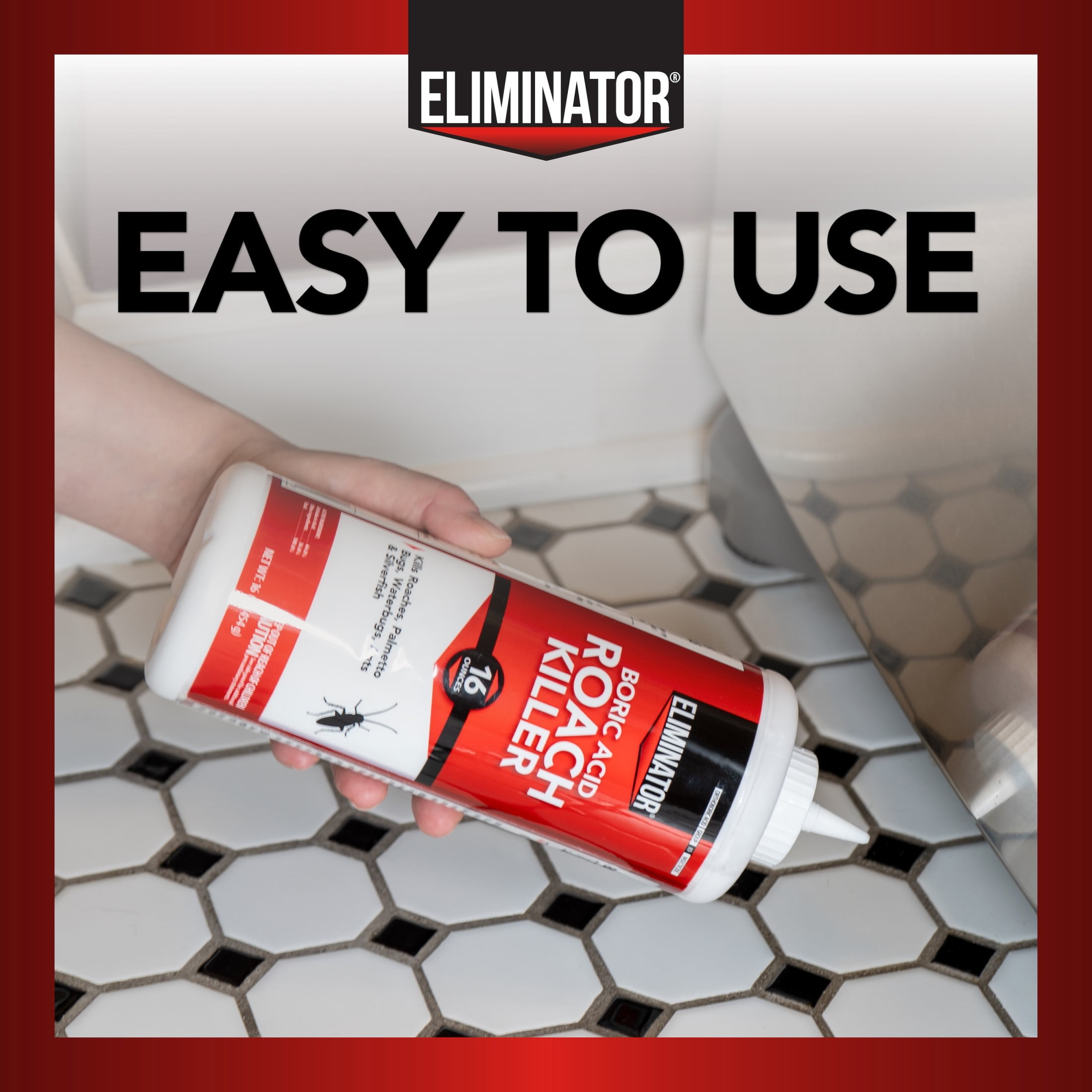 Eliminator Boric Acid Roach Killer 16 ounce