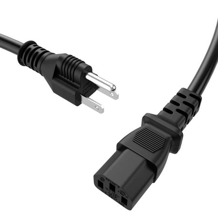 K-MAINS AC Power Cord Cable Compatible With HP OMEN 24 23.8 inch 780D9AA Gaming Monitor