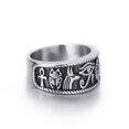 thumbnail image 3 of ELFASIO Stainless Steel Octopus Ring for Men Tentacles Retro Gothic Punk Style Jewelry Silver Black Vintage Rings,Size 10, 3 of 5