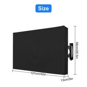 Outdoor TV Cover for 40-42 inch TV, EEEkit Waterproof and Dustproof TV Screen Protectors for Outside LED, LCD, OLED Flat Screen TVs