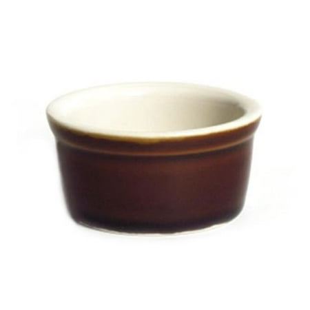 

3 in. x 1.5 in. Ramekin - Caramel-Eggshell - 4 Dozen