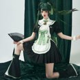 thumbnail image 4 of Lindo vestido OP de Lolita de bambú con panda verde para mujer, estilo chino, vestidos de Lolita para niña Kawaii mejorados, conjunto de Halloween y Navidad, 4 of 5