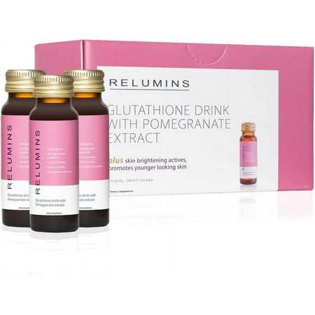 Relumins No. 1 Glutathione Drink in USA, Fast Absorption - 50mL x 10 Bottles