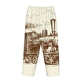thumbnail image 5 of Haiem Train Women's Pajama Pants Ultra Lightweight Pjs Bottoms Sleepwear Bottom Pants With Pocket Drawstring-Small, 5 of 7