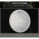 thumbnail image 4 of LED Shower Head, 20CM Illuminated Shower Head, Color Shower Head, LED Shower Head with 7 Colors, Round LED Rain Shower Head, LED Illuminated Shower He, 4 of 5
