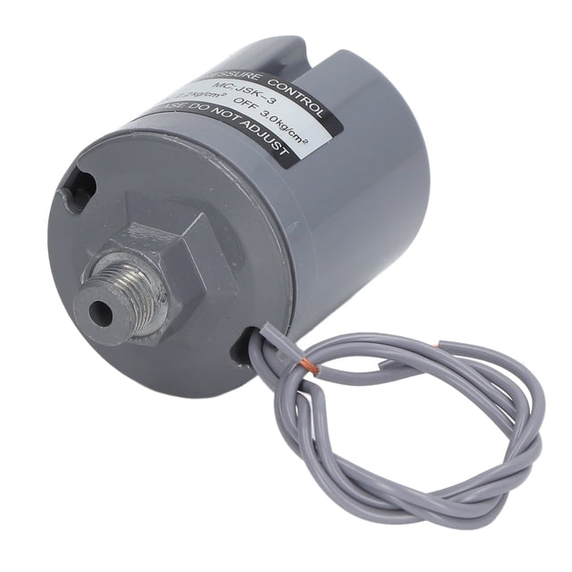 Interruptor de Presión de la Bomba de 1/4 Pulgadas, Controlador de Presión Automática de ContactO Con Astillas 2.2-3.0kg/cm² Aleación de Zinc 220-240V Para Bombas de Jardín