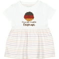 thumbnail image 3 of Inktastic I'm So Cute, I Must Be German Sunflower Girls Baby Dress, 3 of 5