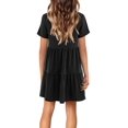 thumbnail image 3 of Fantaslook Summer Dresses for Women V Neck Casual Loose Flowy Swing Shift Dress, 3 of 6