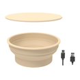 thumbnail image 1 of Cesta para fermentación de pan, redonda, profesional, grande, plegable, cestas de almacenamiento de alimentos para panaderos caseros, 1 of 7