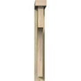 thumbnail image 2 of Ekena Millwork 4"W x 18"D x 30"H Westlake Block Rough Sawn Bracket w/ Offset Brace, Douglas Fir, 2 of 25