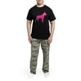 thumbnail image 5 of CafePress - Boxer Silhouette Men's Dark Pajamas - Men's Dark Loose Fit Cotton Pajama Set, 5 of 7