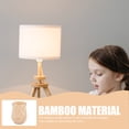 thumbnail image 2 of Miangastore 1Set Rattan Decorative Lantern for Study Room in 12.4x6.3x6.3in Light Brown, 2 of 9