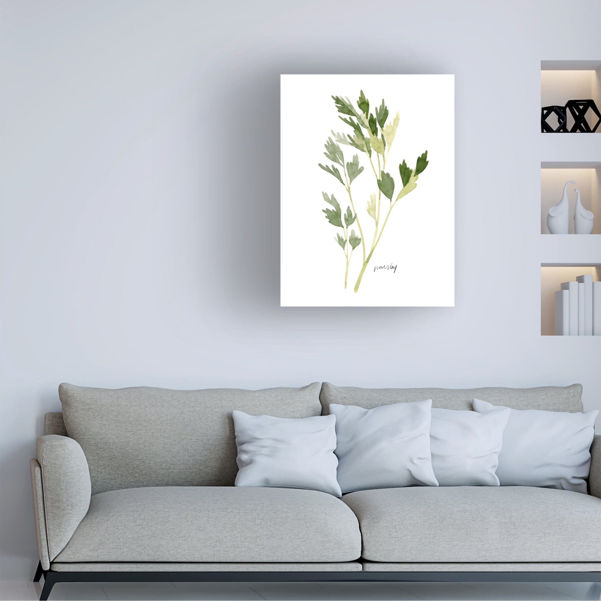 Emma Scarvey 'Herb Garden Sketches II' Canvas Art